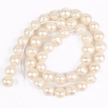 AAA Mados gamtos 9-10mm Apvalios Formos perlų karoliai karoliukai Moterų Mergina gėlavandenių perlų karoliai, papuošalai priėmimo 