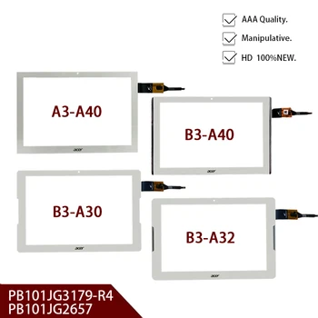 Acer Iconia Viena 10 Capacitive jutiklinis ekranas PB101JG3179-R4 PB101JG2657 B3-A30 B3-A40 B3-A32 A3-A40 B3-A20 Stiklas, skaitmeninis keitiklis