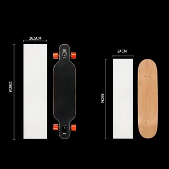 Aišku, Longboard Skate Motoroleris Švitriniu Popieriumi Lipdukas Riedlentė Sutirštės Grip Tape