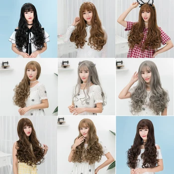 (AliceWig 150) Atsparus Karščiui Pluošto Hairpiece Sintetinių Plaukų Perukas Lolita Anime Cosplay Perukas