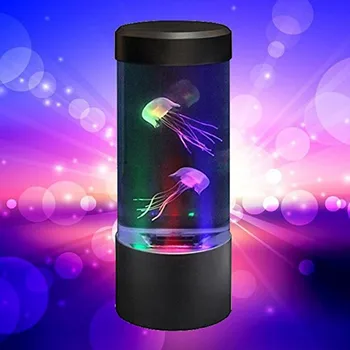 Aliex Naujas USB Įkrovimo Didelių Medūzų Lempos Karšto LED Spalva RGB Namų Puošybai Akvariumas Naktį Šviesos tarpvalstybinių Sprogimo
