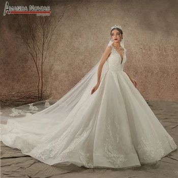 Amanda Novias, Prekės Aukščiausios Kokybės Pasirinktinį Kad Vestuvių Suknelė Realus Darbas Foto 2020 M.