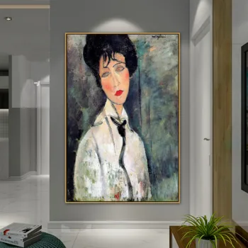 Amedeo Modigliani Senų Žinomų Meistras, Dailininkas Nauja Pop Šviečia Myli Moteris Drobės Tapybos Plakato spauda už Kambario Sienų Dekoras Sienos Menas