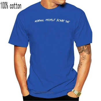 Amerikos Siaubo Istorija Marškinėliai Normalių Žmonių Panika Man, T-Shirt Pagrindinis Nuostabus Marškinėliai, Trumpas Rankovėmis Medvilnės Marškinėlius Negabaritinius