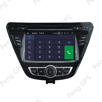 Android 10.0 CD DVD Grotuvas Hyundai Elantra Multimedijos Headunit Auto Stereo GPS Navigacija Radijo Carplay DSP PX6 6Core