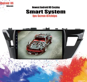 Android 10.0 Kasetės car dvd gps navigacijos Toyota corolla 2013 m. m. m. 2016 automobilių radijo dvd gps stereo Garso Vaizdo