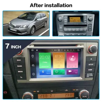 Android Ekrano GPS Toyota Avensis 2009 2010 2011 2012 2013 2016 T27 Radijas Stereo Garso Multimedijos Grotuvas Galvos Vienetas