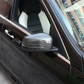 Anglies Pluošto galinio vaizdo Veidrodžio Korpuso Dangtis-Šoninis Veidrodis Padengti Mercedes Benz W218 W221 W246 W117 W204 A45 S C 63 AMG