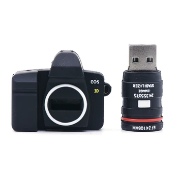 Animacinių filmų SLR fotoaparatas pen drive 16GB 32GB 8GB 4GB usb flash drive usb 2.0 memory stick mini 