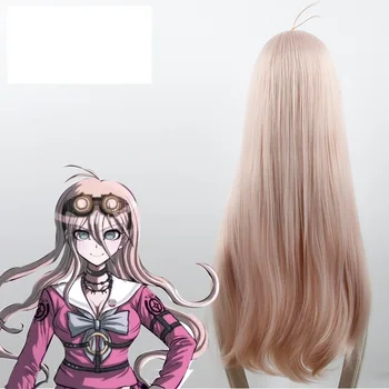 Anime Super DanganRonpa V3 Mtv Iruma Cosplay Perukai Karščiui Atsparių Sintetinių Plaukų Perukas + Perukas Bžūp