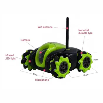 App FPV Wifi Kontroliuojamos RC Bakas Debesis Rover Nuotolinio Valdymo Robotas su 720P HD vaizdo Kamera Realiu laiku VR RC Automobilių Žaislai Belaidžio Papildymo