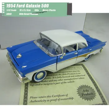 Arko 1/32 Mastelis Automobilio Modelį Žaislai 1954 M. Ford Galaxie 500 Diecast Metal Automobilio Modelį Žaislą Dovanų,Vaikai,Surinkimas,Apdaila