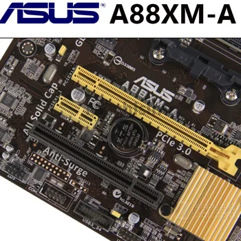 ASUS A88XM-A pagrindinė Plokštė Originalus Socket FM2 FM2+ DDR3 AMD A88XM A88 Darbalaukio Plokštės SATA III Micro ATX Naudojamas Mainboard