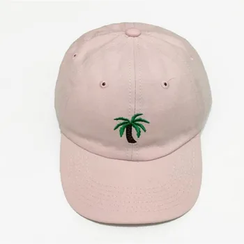 Atsitiktinis unisex palmių tėtis skrybėlę reguliuojama medvilnės kokoso medžio beisbolo kepuraitę hip-hop moterys vasarą snapback skrybėlę