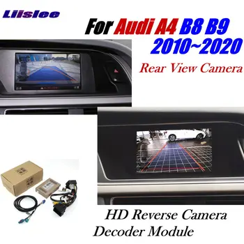 Atvirkštinio vaizdo Kamera Audi A4 B8 B9 2011~2020 Sąsajos Adapteris Stovėjimo Galiniai Atsarginę Kamerą Prijunkite Originalus Ekranas MMI Dekoderis