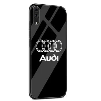 Audi Automobilių Grūdintas Stiklas Telefoną Atveju Huawei P10 P20 30 Lite P20 30 Pro P smart Protection Cover Coque