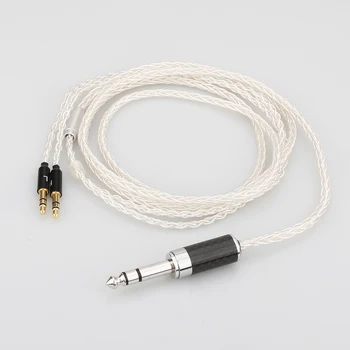 Audiocrast anglies pluošto 6.35 mm Ausinių Atnaujintas kabelis T1 T5P T1MK2 D7100 Z7 D7200 EDX V2