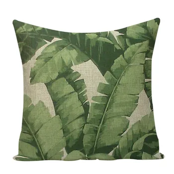 Augalų atogrąžų dekoro pagalvėlių, Lino dekoratyvinės pagalvės Dropshipping pagalvėlė padengti papūga pagalvėlės namų dekoro pagalvę padengti