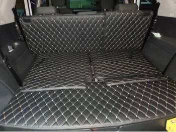 Aukštos kokybės kilimėliai! Specialių automobilių kamieno kilimėliai Isuzu Mu-x 7 sėdimos vietos 2019-2013 vandeniui linijinių krovinių kilimėlis įkrovos kilimai MUX 2018