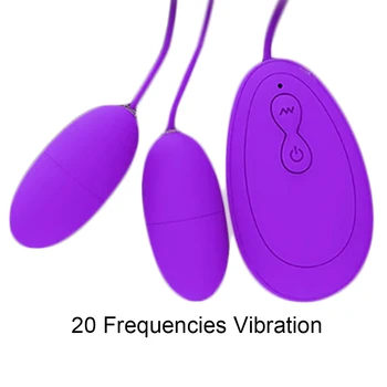 Aukštos Kokybės Medicininės Medžiagos, 20 Dažniai Dvivietis Vadovai Matinė Purpurinė Mini Dual Rožinė Kiaušinių Vibratorius, Sekso Vibratoriai Sekso Produktai