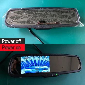 Automatinis Ryškumo 4.3 colių Automobilinis HD galinio vaizdo Monitorius Stovėjimo Atvirkštinio Priekiniai Galinio vaizdo Kamera Veidrodis Monitorius Su OEM NO.1 Laikiklis