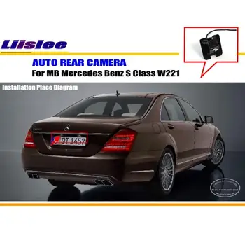 Automobilio Galinio vaizdo Kamera Mercedes Benz S Class W221 galinio vaizdo Atvirkštinio Skylę CAM