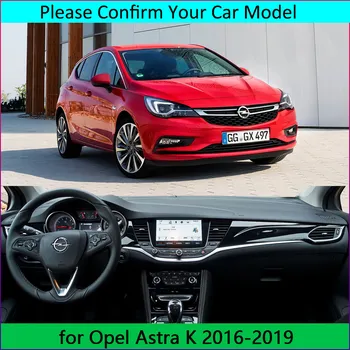 Automobilio prietaisų Skydelyje Opel Astra K. 2016 M. 2017 M. 2018 M. 2019 M., Automobilis, Auto, neslidžia Saulės Pavėsyje, Trinkelėmis Kilimų Anti-purvinas Išvengti šviesos Brūkšnys Apima Kilimėlis