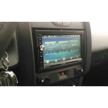 Automobilio Rėmas Universal 2Din Auto Radijo/Android Grotuvas Rėmo Modernizavimo Ddecorative Sistemą, 178*102mm Skydelis