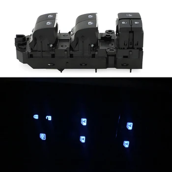 Automobilio Stilius Apšviesta LED Maitinimo Vieno Lango Jungiklis Toyota RAV4 RAV 4 2019 2020 Kairėje Vairavimo Apšvietimas Master 