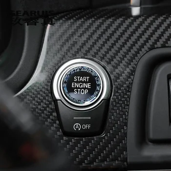 Automobilio stilius VARIKLIO PALEIDIMO išjungimo jungiklis mygtukas Lipdukas BMW 1 2 3 4 5 6 7 Serijos F20 F21 F22 F23 F30 F34 F10 F18 F12 F07 yra f01 F02