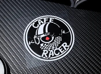Automobilio Stilius Vinilo Decal Juosta Cafe Racer Londono Kūrybos Pritaikyti Motociklų Nuoma Lipdukas