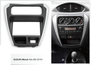 Automobilių Facia už Suzuki - Maruti Alto 800+ Radijas, DVD Stereo CD Skydelis Brūkšnys Rinkinys Apdaila Fasciją Plokštė, Rėmas Bezel Konsolės