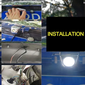 Automobilių Nesąžiningi Revers Šviesos diodų (LED) Objektyvas Super Šviesus Didelės Galios Papildomas Išorės Electric Eye Lengvųjų Automobilių Uodegos Šviesos
