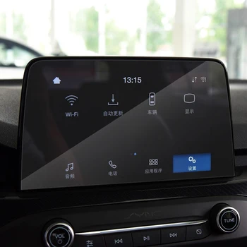 Automobilių Optikos prietaisų Skydelyje GPS Navigacijos Ekrano Stiklo Apsauginė Plėvelė Lipduką 