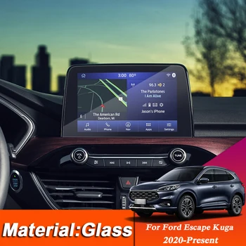 Automobilių Optikos prietaisų Skydelyje GPS Navigacijos Ekrano Stiklo Apsauginė Plėvelė Lipduką 