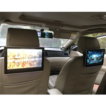 Automobilių Pogalvių Monitorius, DVD Vaizdo Grotuvas, USB LCD Ekranas Touch 