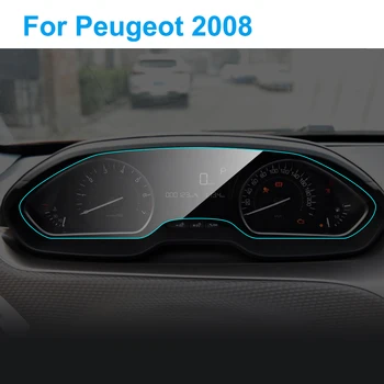 Automobilių Prietaisų Skydą, Ekrano apsaugos Peugeot 2008 Auto Interjero TPU Kino prietaisų Skydelio Membrana, Apsauginės Plėvelės Automobilių Reikmenys