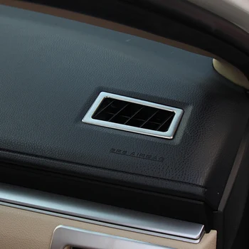 Automobilių stiliaus apdaila tinka Corolla S LE Levin Hibridas m. m. 2016 m. oro kondicionavimo angos dangtelio lipdukas nerūdijančio plieno