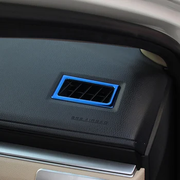 Automobilių stiliaus apdaila tinka Corolla S LE Levin Hibridas m. m. 2016 m. oro kondicionavimo angos dangtelio lipdukas nerūdijančio plieno