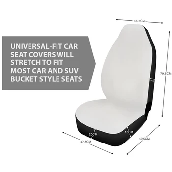 Automobilių Sėdynės Padengti Spalvinga Modelio Kvėpuojantis Raštas Universalus Tinka Labiausiai Priekinės Sėdynės Dangtelis, saugos diržų padengti vairo rato gaubtas