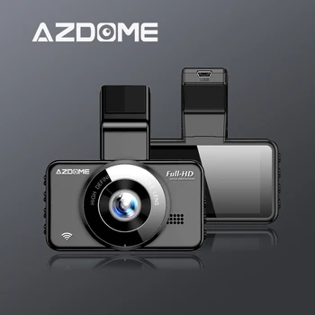 AZDOME M17 FHD1080P Brūkšnys Cam Naktinio Matymo ADAS Automobilių DVR WiFi Dashcam Dual Lens Car Camera 24H Stovėjimo Stebėti Automobilio Vaizdo įrašymas