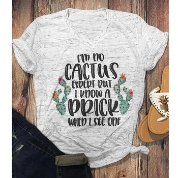 Aš ne kaktusas ekspertas, bet aš konw dūrio tee derliaus viršų moteriška marškinėlius plius dydis viršūnes gotikos marškinėliai moteriški mados marškinėliai