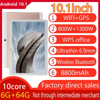 B10 5G Telefonu Tablet 10.1 colių Ekranas 