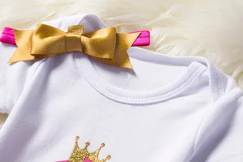 Baby Princess 1st Birthday Party Dress Naujagimių Vienaragis Krikšto Komplektai Kūdikiams Tutu Suknelė Bamblys Mergaičių Drabužiai, Kūdikių gimimo 1