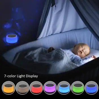Baltas Triukšmas, Mašinos USB Įkrovimo Laikas Išjungti Miegoti, Automatinis Garso Mašina Su Wram Baltą Šviesą Kūdikis Miega Poilsis