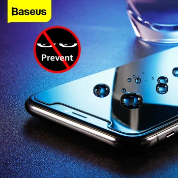 Baseus Screen Protector, iPhone X Anti Spy Grūdintas Stiklas 0,3 mm 