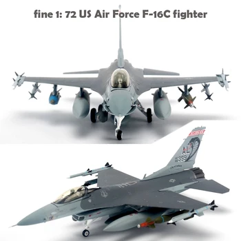 Bauda 1: 72 JAV Oro Pajėgų F-16C kovotojas Barškuolė eskadrilės Lydinio kolekcijos modelis