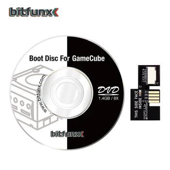 Bitfunx SD2SP2 Adapteris TF Card Reader Nintendo Gamecube NGC + XENO + Šveicarijos Įkrovos Diskas Mini DVD