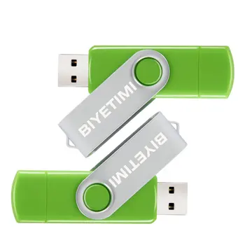 Biyetimi Daugiafunkcinis USB Flash Diskas 128GB otg 2.0 pendrive 64gb usb key флэш-накопител stick 16gb 32gb Pen Ratai telefono