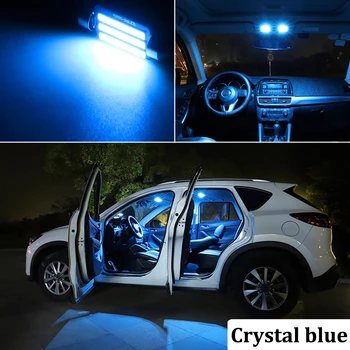BMTxms 11Pcs Canbus Automobilio LED Interjero Žemėlapis Dome Light Licencijos Plokštės Lempa Jeep Compass MP 552 2017-2020 Auto Priedai